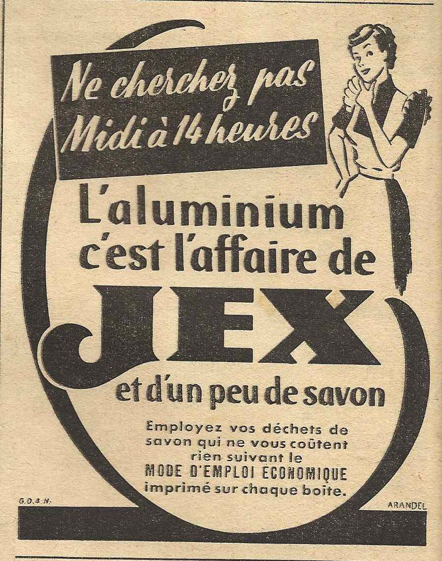 Annonce Jex 1952